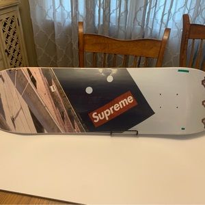Supreme Banner Skateboard 8.5 Skate Deck FW19 Sealed but AS IS